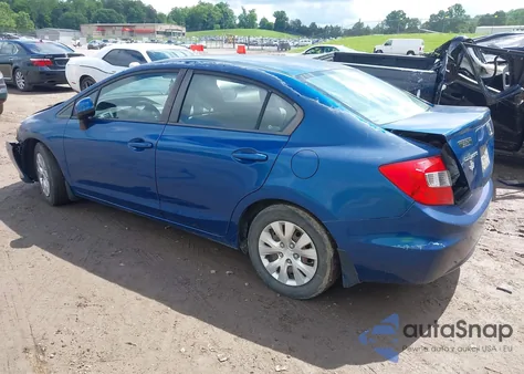 2012 Honda Civic Lx from USA, damaged, VIN 2HGFB2F55CH564439
